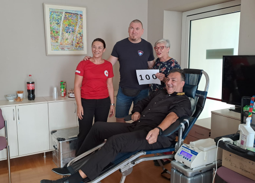 Prvi put s 23 godine: Vodičanin Robert Pašara danas po stoti put darovao krv