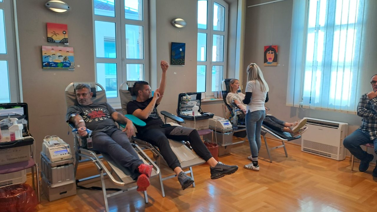 U Vodicama 48 osoba darivalo krv: Među njima i jedan novi darivatelj