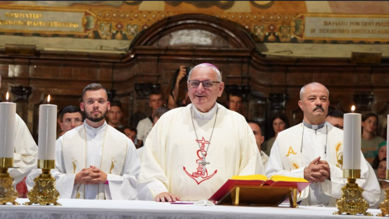 Biskup Rogić predslavio misu na Jubileju mladih u Rimu