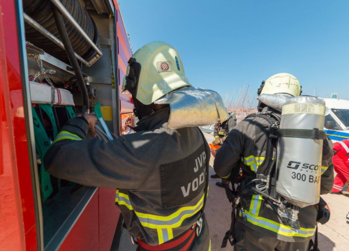 Vodički vatrogasci u srijedu navečer gasili požar na objektu